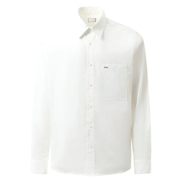 BNWT AW24 WOOYOUNGMI POPLIN BACK LOGO SHIRT 50 - Picture 15 of 15